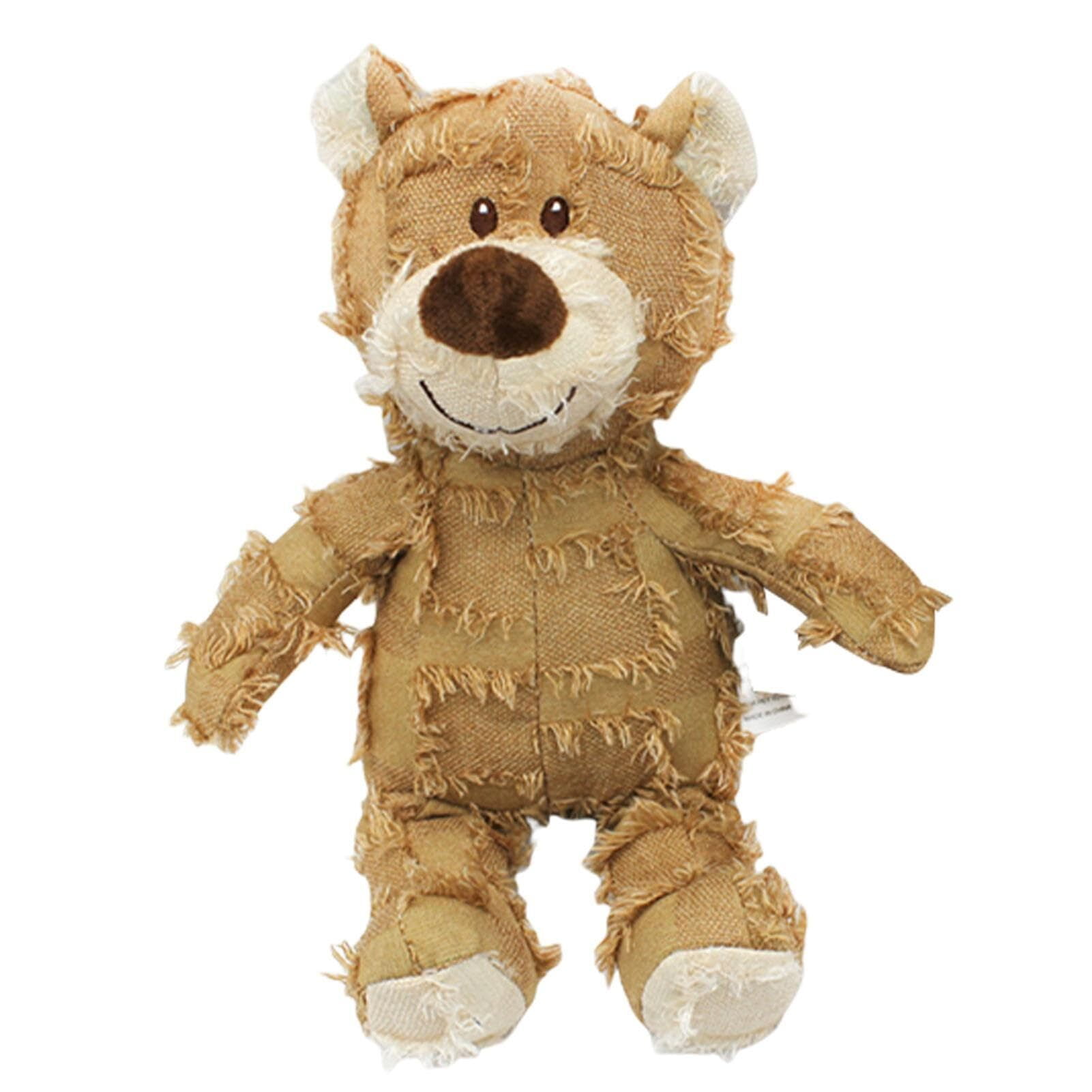 Dog Toys, Indestructible Bear for Dogs, Squeaky Stuffed Interactive Dog ...