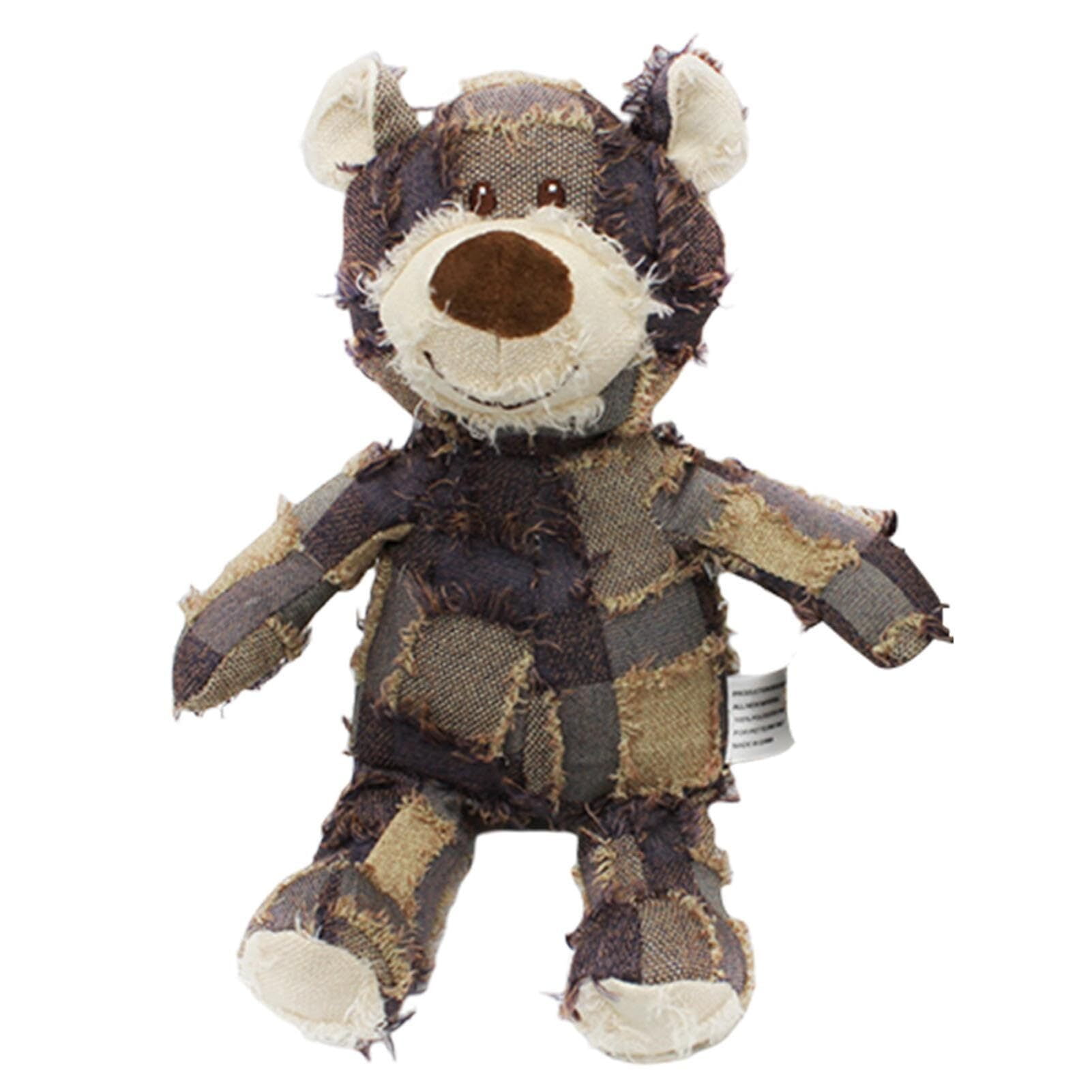 Dog Toys, Indestructible Bear for Dogs, Squeaky Stuffed Interactive Dog