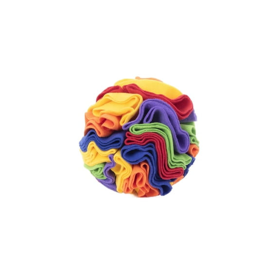 Dog Toys Interactive Sniffing Treat Ball for Mental Stimulation, Rainbow Scent Training Enrichment Toy for Small to Large Dogs,A