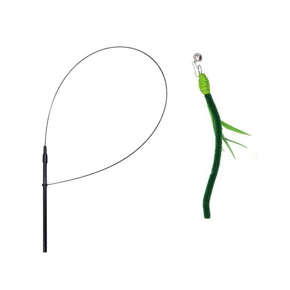 Dog Toys For Small Dogs Wand Toy Set for Scratching, Biting & Kicking, Refills with Green for Teaser, Interactive Toy for , Anxiety and Dog Toys for Aggressive Chewers Large Dogs Squeaky Dog Chew T