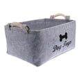 thumbnail image 1 of Dog Toys Storage Bins - with Wooden Handle, Collapsible Pet Supplies Storage Basket Pet Supplies Storage Basket/Bin Kids Toy Chest Storage Trunk, 1 of 2