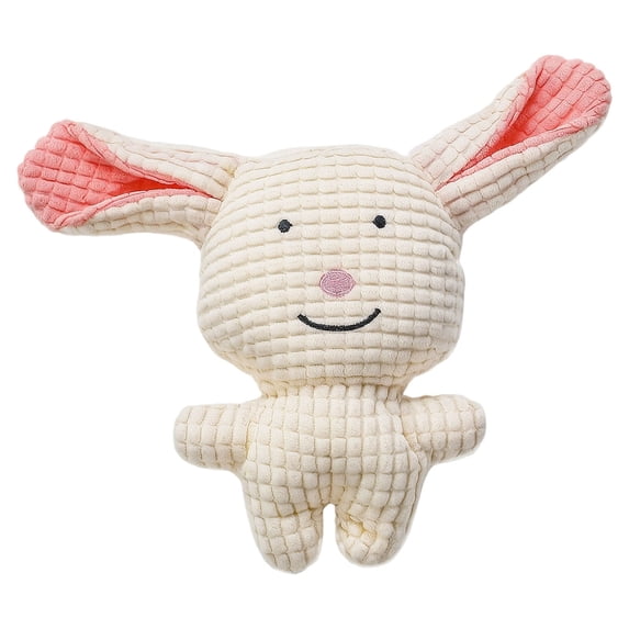 Dog Toys, Stuffed Animal Dog Plush Chewing Toy, Cotton Rope Interactive Toys for Puppy, Small, Middle Dogs (Little rabbit)