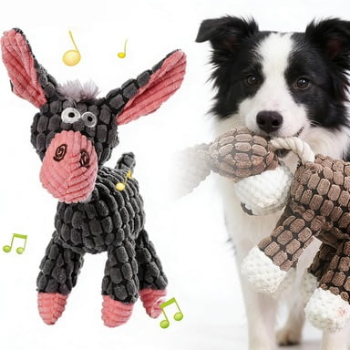 Dog Toys,benebone Puppy,Indestructible Plush Dog Toy For Aggressive Chewers,Interactive Squeaky Soft Puppy Chew Toy,Durable Teething Toys For Small Medium Large Dogs