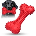 thumbnail image 1 of Dog Toys for Aggressive Chewers, Dog Chew Toys for Medium Large Dogs, Durable Natural Rubber Dog Toys with Bacon Flavor, Indestructible Dog Toy, Red, 1 of 7