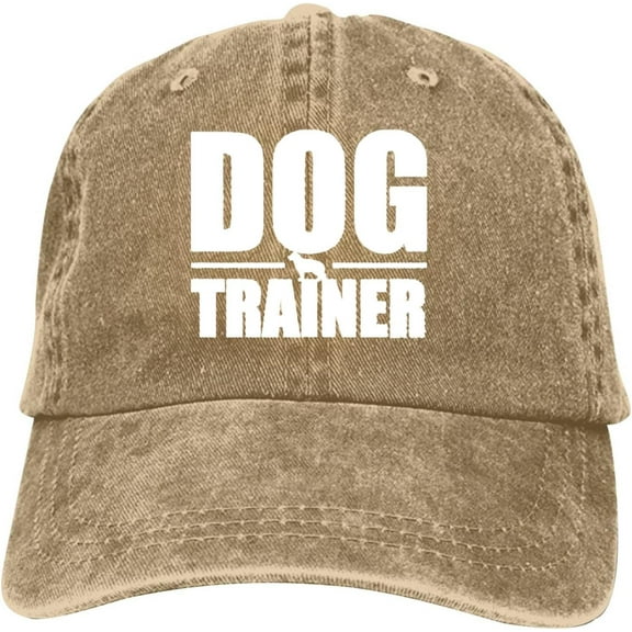 Dog Trainer Baseball Cap Vintage Adjustable Washed Hats Cowboy Hats Denim Dad Hat for Men Women Boy Girl