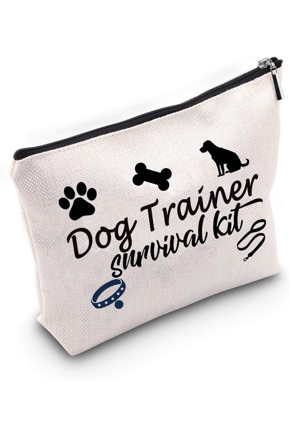 Dog Trainer Training Gift Dog Coach Gifts Dog Trainer Cosmetic Bag Thank You Gift for Dog Trainer Dog Lover Makeup Bag Gift