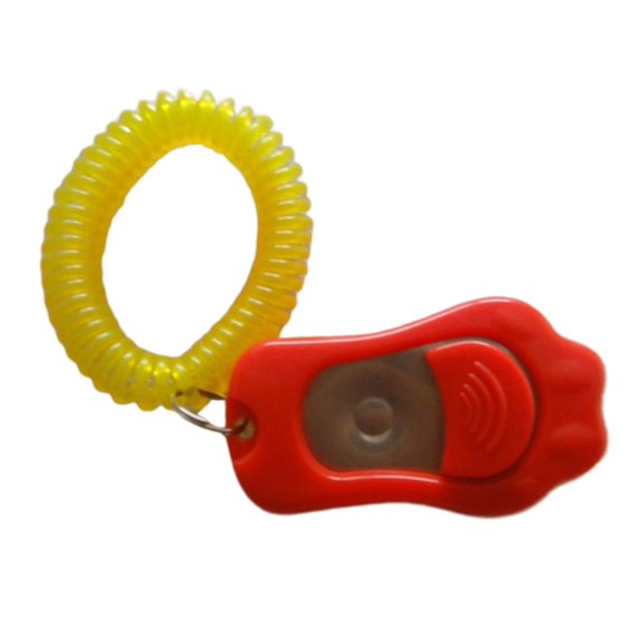 Dog Trainer with Wrist Strap - Red, 6.5 x 3.5 x 2cm