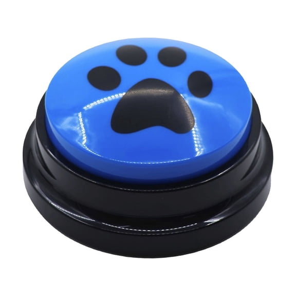 Dog Training Button Pet Communication Device Recordable Sound Button for Dogs Cats Easy Press Training Tool with Recording Function Interactive Pet Aid