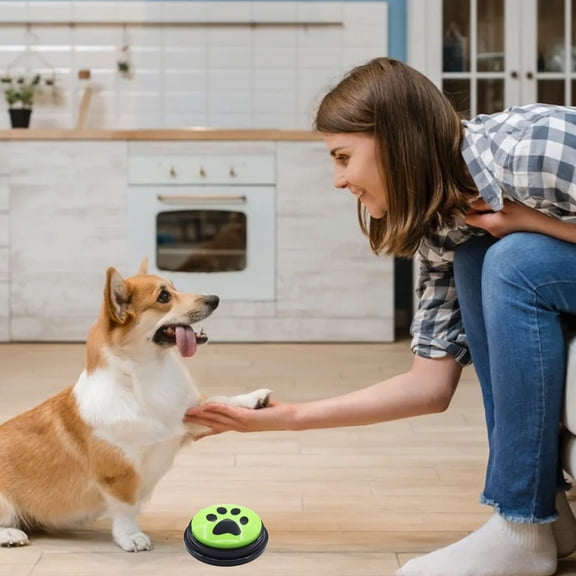 Dog Training Buttons Recordable Voice Pet Communication Button for Puppy Talk Buzzer Training Tool