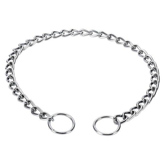 Dog Training Chain Collar, Stainless Steel Slip Collar, Adjustable Pet Choke Collar for Behavior Training, 3.0mm*22 Inch