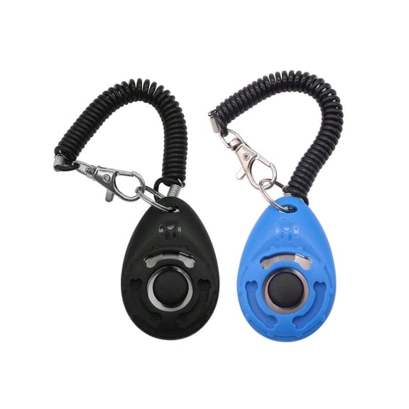 Dog Training Clicker With Sound For Behavior Modification Obedience Training Black