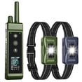 thumbnail image 1 of Dog Shock Collar with Remote Control for 2 Dogs, 4300FT Dog Training Collar for 5–120 lbs Small Medium Large Dogs, Waterproof Rechargeable, No-Shock Mode, Security Lock, Beep, Vibration, Shock, 1 of 10