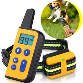 Shock Collar Remote Trainer with Screen Waterproof Rechargeable Dog Training E Collar with Tone Vibrate Static Walmart