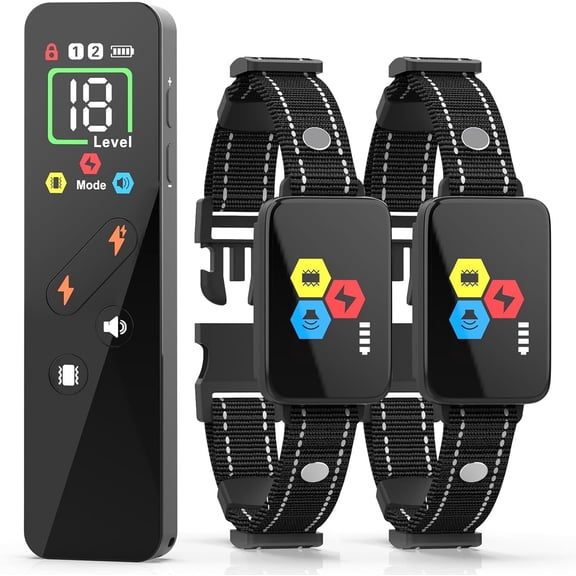 Dog Training Collar Master Your Dog's Training: 4200FT Dog Shock Collar with Remote – Innovative 3 Training Modes, Rechargeable E-Collar Suitable for All Breeds, Order Now