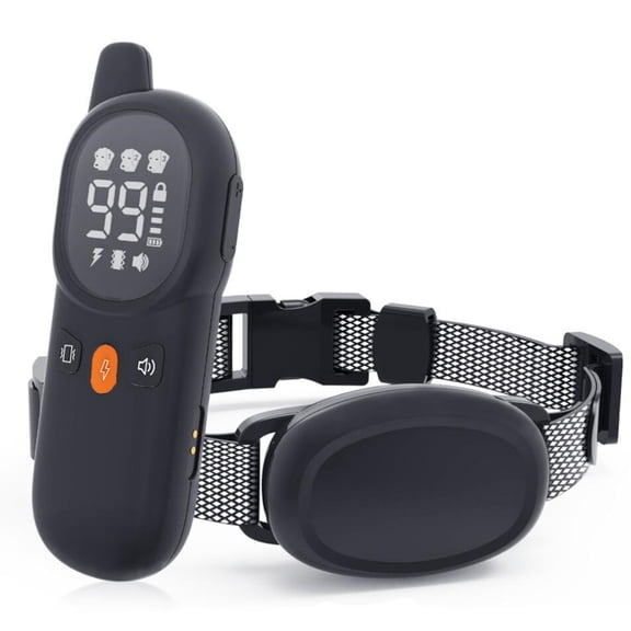 Dog Training Collar Rechargeable LCD Remote Shock PET Puppy Waterproof Trainer