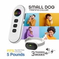 thumbnail image 1 of Dog Training Collar with Remote, 198 Levels Beep/Vibration/Static, 1300ft Range, Waterproof Rechargeable Mini Receiver, for Small & Medium Dogs 5–15 lb, White, 1 of 9