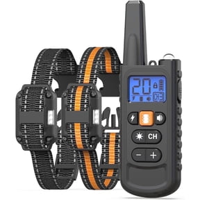 Dog Training Collar with Remote, 3300FT Range Rechargeable IPX7 Waterproof E-Collar with Flashlight, 3 Training Modes, Adjustable Strap for Small, Medium, Large Dogs (8-120lbs)