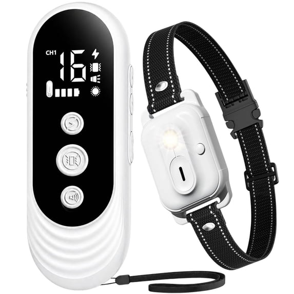 Dog Training Collar with Remote, 3300ft Range Shock Collar for Small, Medium, Large Dogs (8–120 lbs), IPX7 Waterproof, Rechargeable, with Beep, Vibration, Safe Shock & Light Modes