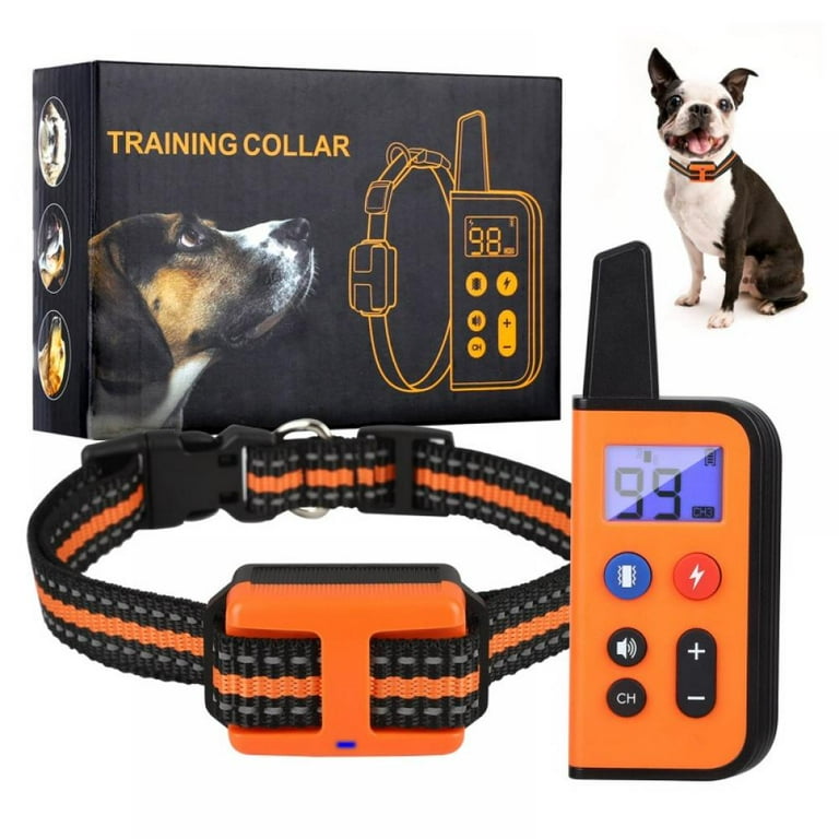 Dog collar hot sale distance control