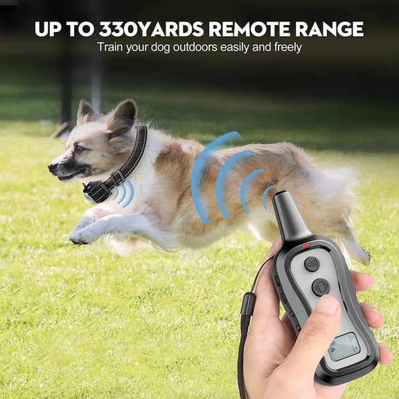 Dog Training Collar Shock Collar with Remote - 3 Training Modes, Beep, Vibration and Shock, Up to 1000 ft Remote Range, Rainproof for Small Medium Large Dogs