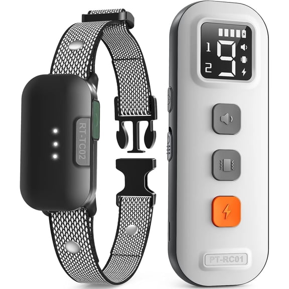 Dog Training Collar with Remote 2000Ft, Electric Dog Shock Collar with 3 Safe Training Modes, Beep, Vibration and Shock