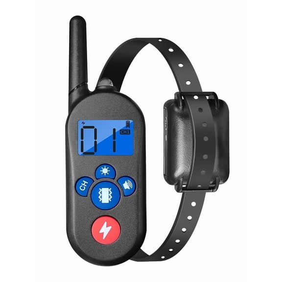 Dog Training Collar with Remote, Smart Dog Shock Collar with 3 Training Modes and Training Icons