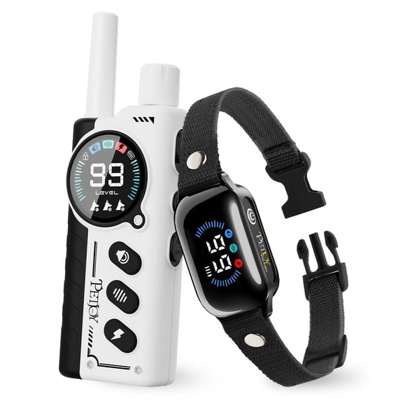 Dog Training Collars with 4 Modes, 4000ft Dog Shock Collar with Remote, with Beep Vibration & Static and Shock Lock-No Shock Mode,IPX7 Waterproof Dog Bark Collar for Small Large Medium Dogs