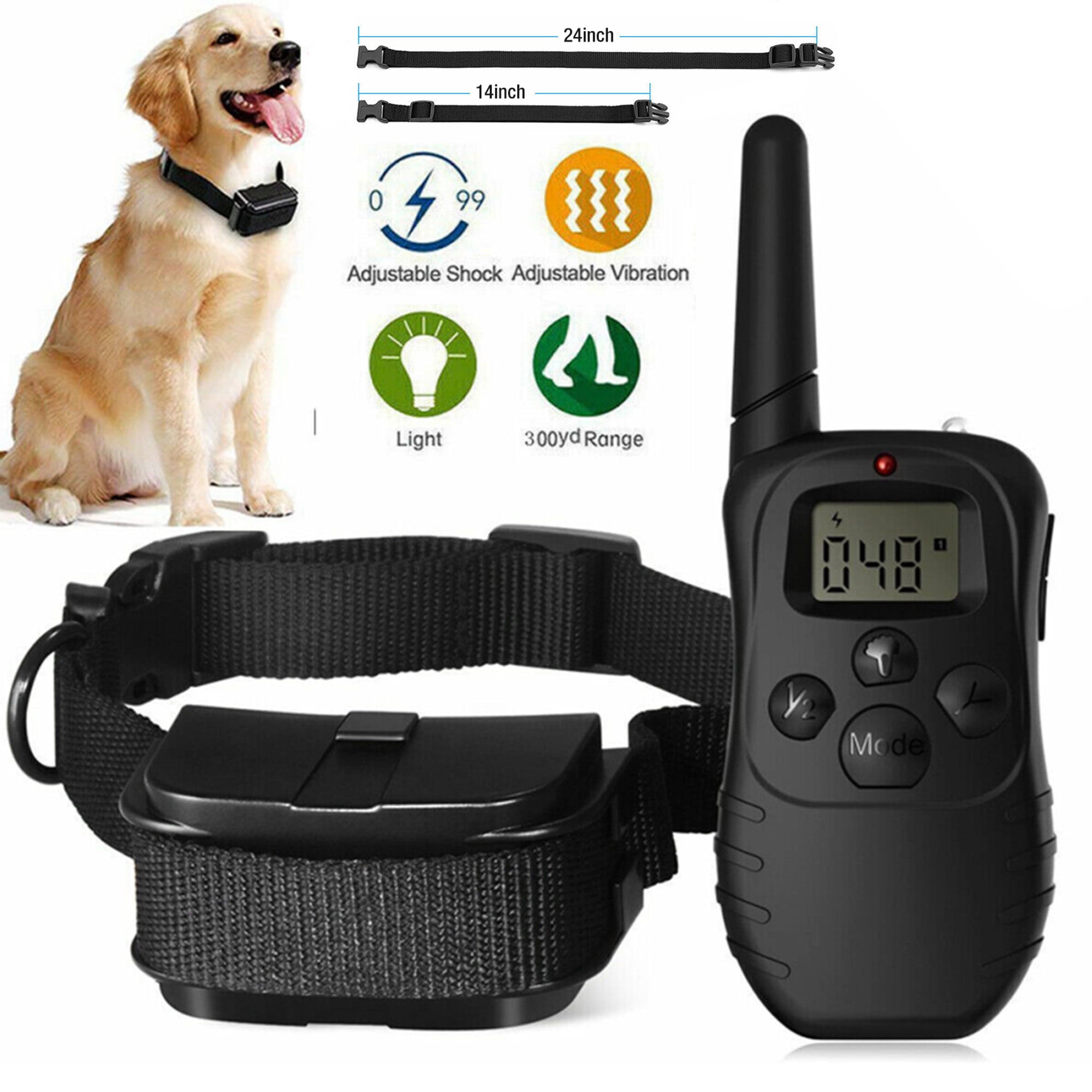 Dog Training Collars with Remote, Dog Shock Collar IP67 Waterproof