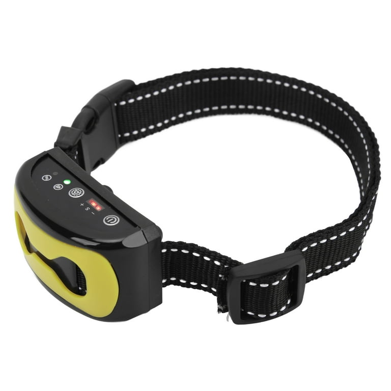 Dog Training Device, Electric Dog Bark Collar Nylon Strap For Dogs Yellow -  Walmart.com