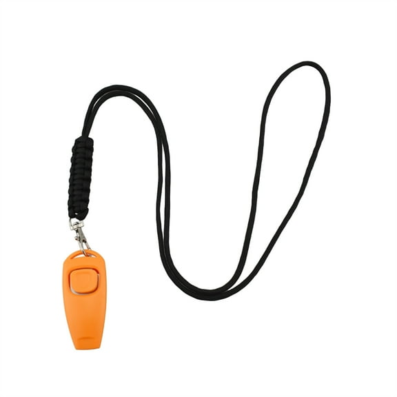 Dog Training Kits Ultrasonic Whistles with Clickers Sound Tool Behavior Management Training Tool with Lanyard for Walkin