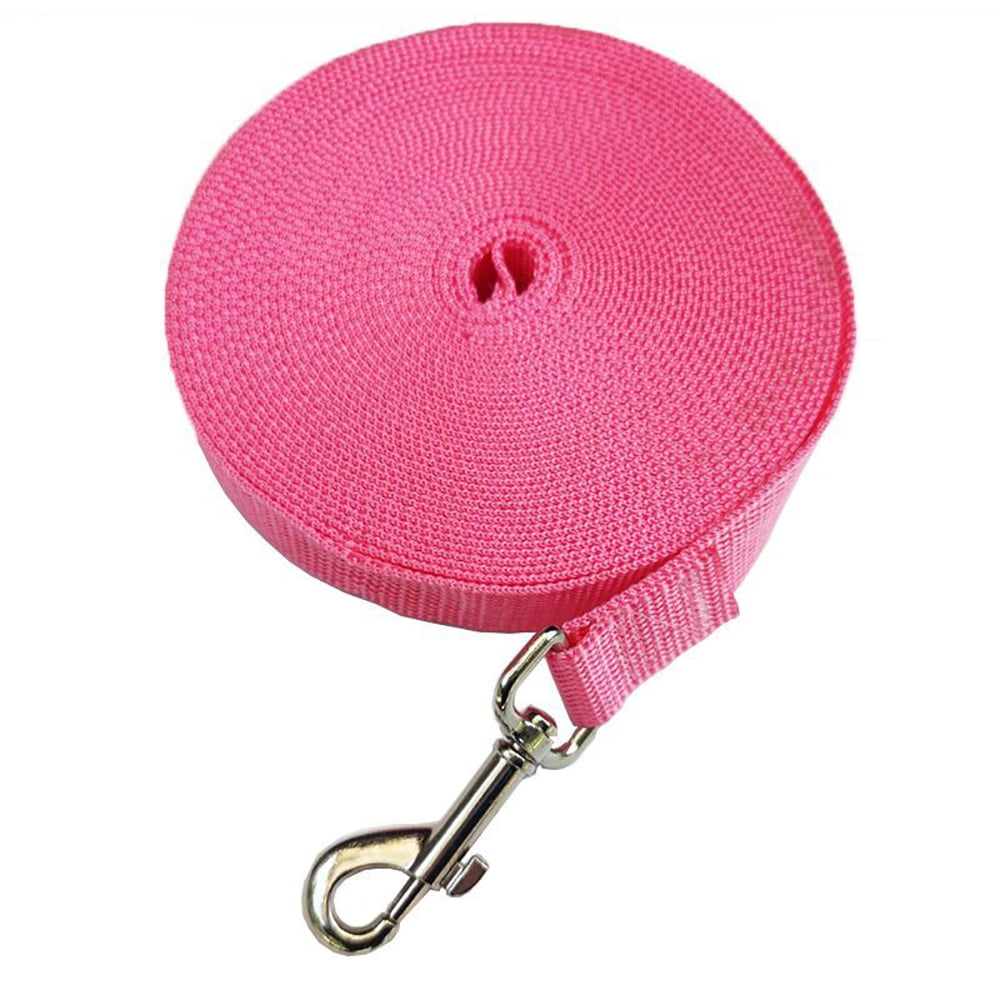 Dog Training Leash-Durable and Adjustable Pet Leash for Obedience Training, Walking, and Control Ideal for Dogs of All Sizes and Breed Rose red4.5m