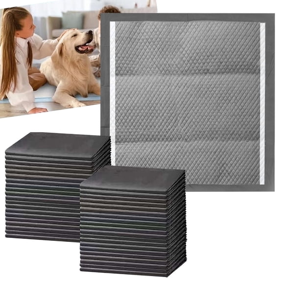 Dog Training Pads XXL 23.6x23.6in Absorbent Puppy Pee Pads Leak Proof Odor Control Extra Large Dog Housebreaking Pads with Pheromone Attractant 40PC for Pets