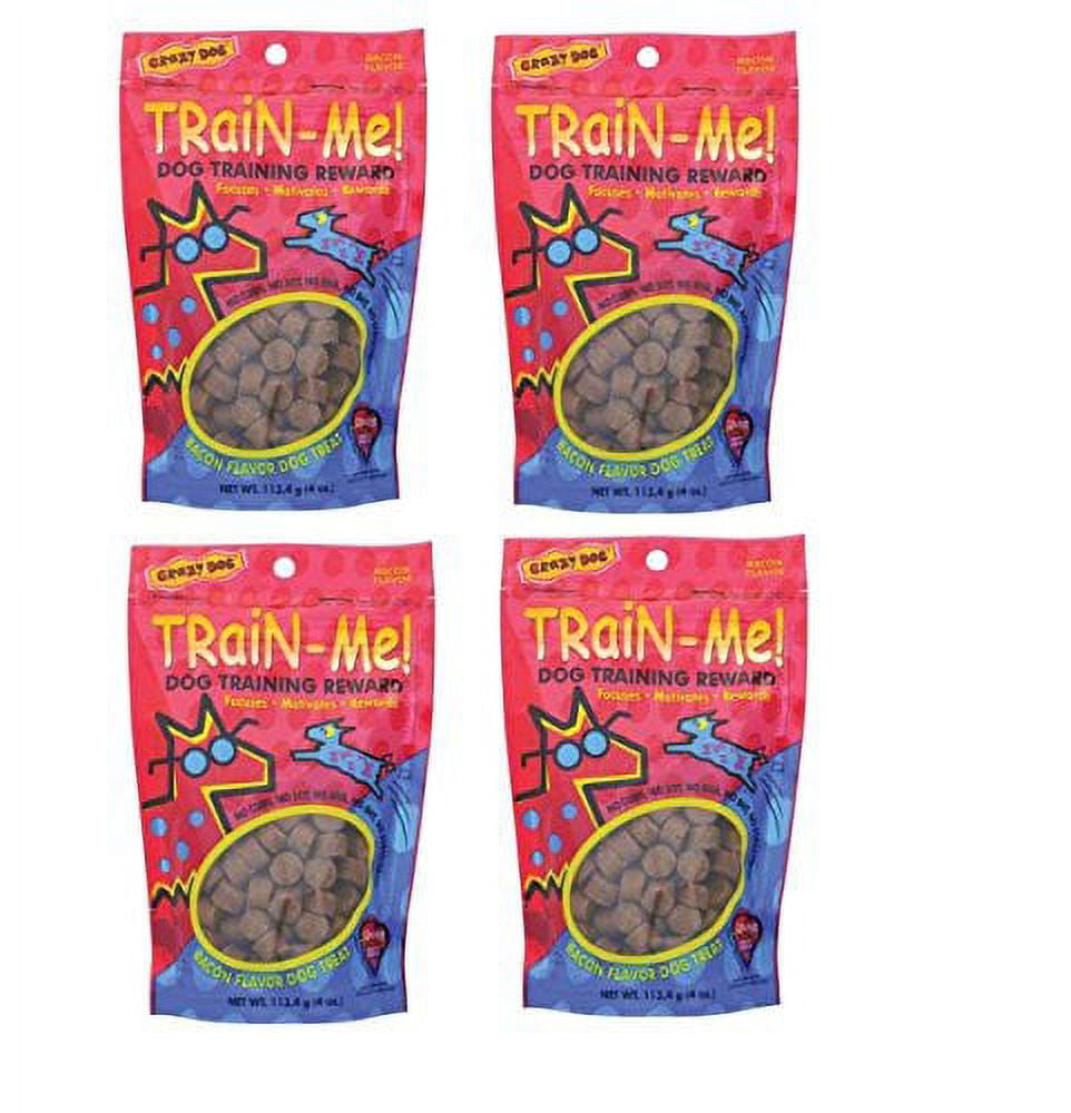 Dog Training Treats Bacon Flavor 16 Oz Packs Teaching Reward Bulk Available (Four Packs)