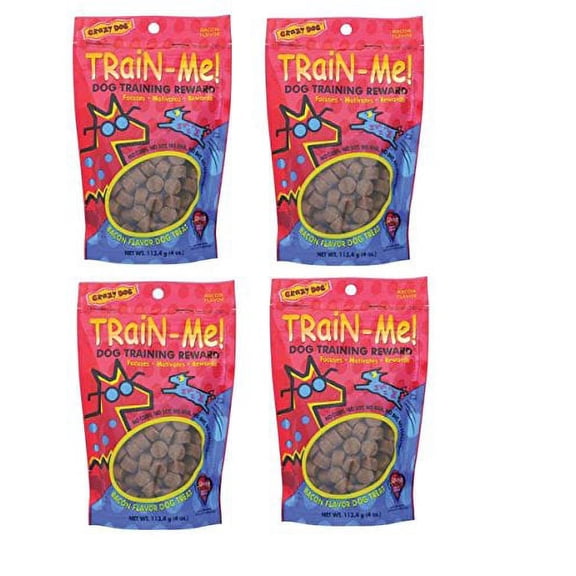 Dog Training Treats Bacon Flavor 16 Oz Packs Teaching Reward Bulk Available (Four Packs)