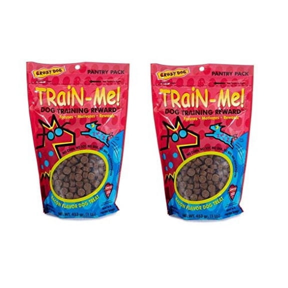 Dog Training Treats Bacon Flavor 16 Oz Packs Teaching Reward Bulk Available (Two Packs)