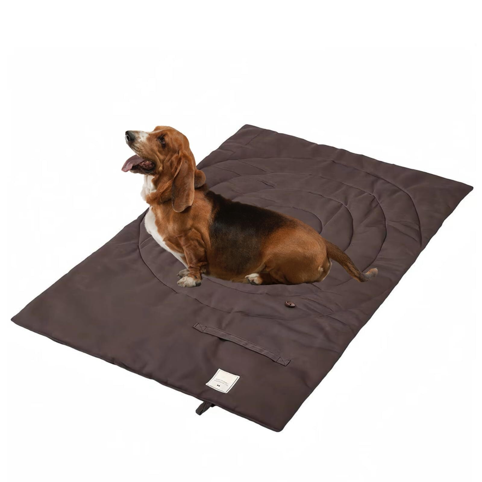 Dog Travel Mat, Travel Outdoor Dog Mat, Waterproof Outdoor Dog Bed, 37.4" x 25.6" Dog Bed Mat, Foldable Dog Bed, Camping Outdoor Dog Bed, Outdoor Foldable & Waterproof Trail Pup Travel Pillow Mat