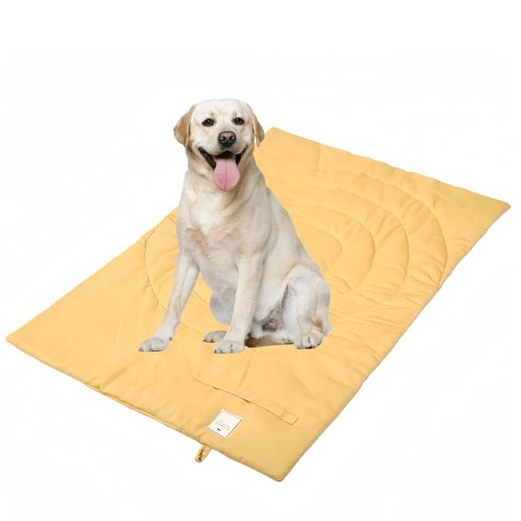 Dog Travel Mat, Travel Outdoor Dog Mat, Waterproof Outdoor Dog Bed, 37.4" x 25.6" Dog Bed Mat, Foldable Dog Bed, Camping Outdoor Dog Bed, Outdoor Foldable & Waterproof Trail Pup Travel Pillow Mat