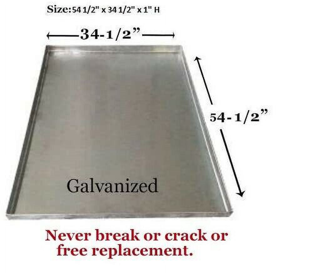 Dog Tray Metal Pan Tray for Dog Heavy Pan Tray Dog Replacement Pan Tray