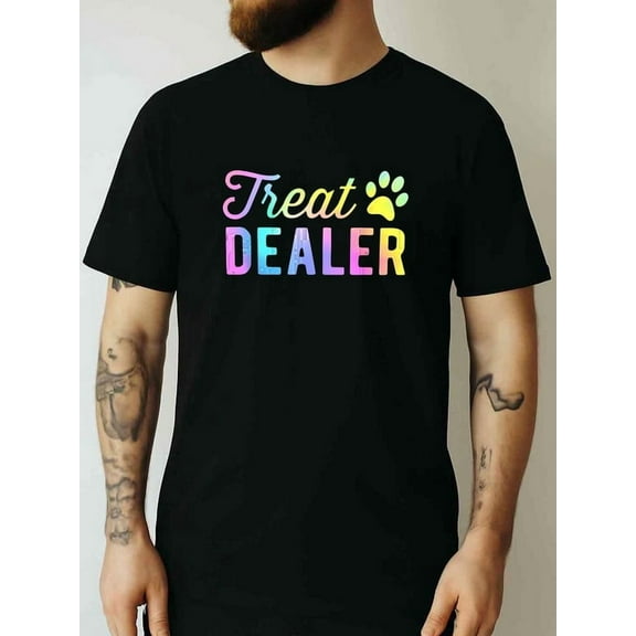Greenink Dog Lover Treat Dealer Humor Dog Owner Treats Men Women Gifts T-Shirt