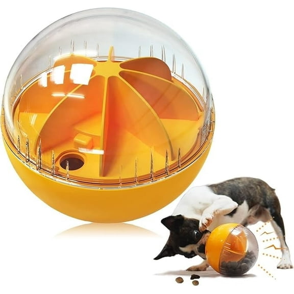 Dog Treat Dispenser - 5.6" - Interactive Dog Toys Designed for Medium to Large Dogs - Treat Puzzle Toys Food Distribution Game Suitable for Dog Brain