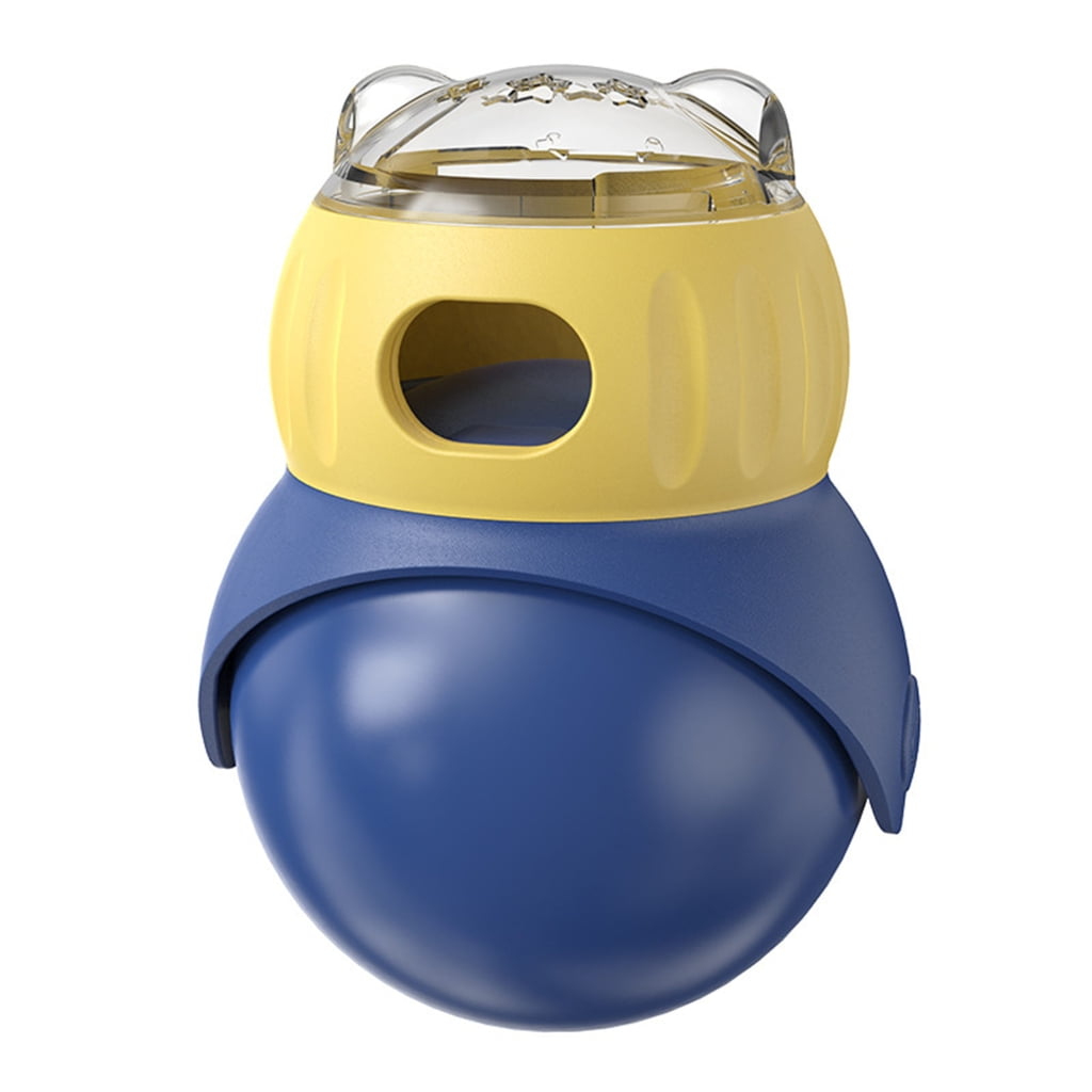 Dog Treat Dispensing Toy Ball Shape Leaking Food Slow Feeder Puzzle Interactive Pet Training Pet Game