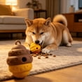 thumbnail image 1 of Dog Treat Dispensing Toy, Interactive Dog Puzzle Toy, Silicone Dog Chew Toy, Food Dispensing Dog Ball, Dog Teeth Cleaning Toy, Boredom Relief Enrichment Toy for Small Medium Large Dogs, 1 of 5