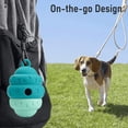 thumbnail image 1 of Dog Treat Dispensing Toy, Interactive Dog Puzzle Toy, Silicone Dog Chew Toy, Food Dispensing Dog Ball, Dog Teeth Cleaning Toy, Boredom Relief Enrichment Toy for Small Medium Large Dogs, 1 of 5