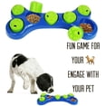 thumbnail image 1 of Dog Treat Puzzle Dog snack bone toy blue, 1 of 2