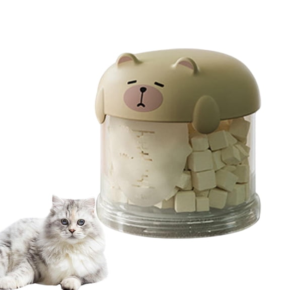 Dog Treat Storage Container - Food-Grade Pet Snack Storage Box, Stackable Dog Snack Container, Cookie Jar Organizer For Grain Pellet Rice Kitchen Pantry Travel Outdoor