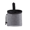 thumbnail image 1 of Dog Treat Training Pouch Pet Kibble Treat Snack Bag Portable Puppy Bait Reward Pouch Pet Training Waist Bag Dog Treat Carrier Holder Food Storage Container Pocket(5.7"×7.9",Light Gray), 1 of 2