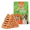 thumbnail image 1 of MON2SUN Chicken & Rice Dumbbells with Rawhide Small Dog Treats, 16 oz (30 Count), 1 of 10