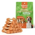 thumbnail image 1 of MON2SUN Chicken & Rice Dumbbells with Rawhide Small Dog Treats, 9 oz (17 Count), 1 of 10