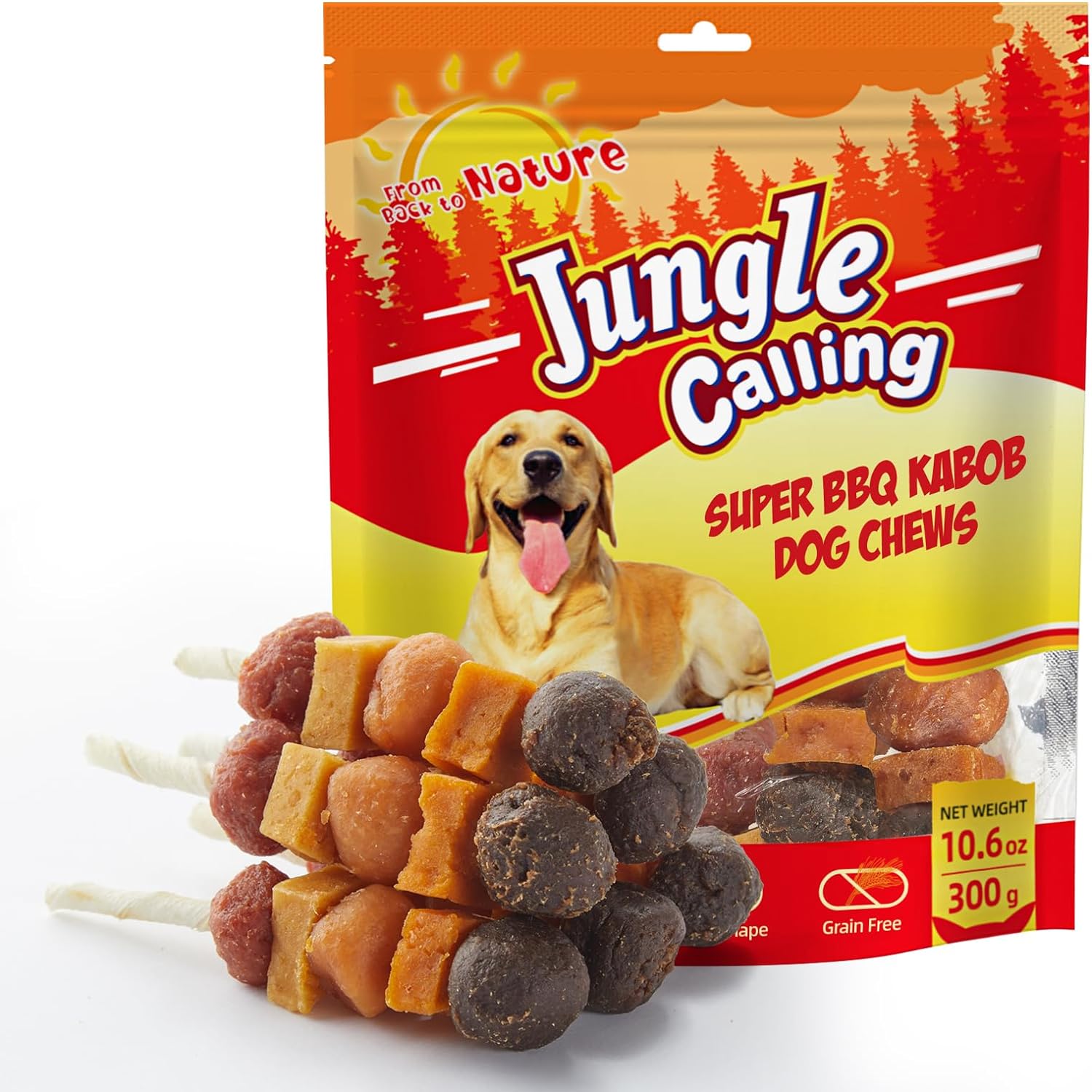 Dog Treats, MultiFlavor Kabob Dog Snacks, Dog Kabobs, Made with