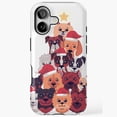 thumbnail image 1 of Dog Tree Festive Holiday Cartoon Artwork Phone Case for iPhone 17 through 11 Pro Max, 1 of 2